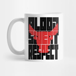 Blood Sweat Respect Motivational Gym Fitness Fighting Spirit shirt - Weightlifting Fitness shirt tee - Dedication Workout Gift T-shirt Mug